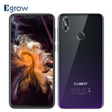 Load image into Gallery viewer, Cubot P20 6.18''Android 8.0 MT6750T Octa core 4GB RAM 64GB ROM Smartphone Dual Back Cam 4000mAH 4G LTE Fingerprint Mobile Phone